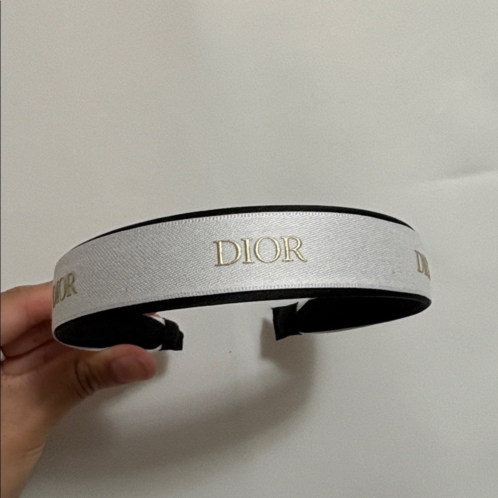DIOR Headband HandMade with Authentic Dior Ribbon - Picture 2 of 4